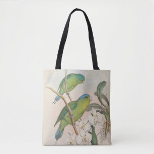 Philippine Racket-Tailed Parrot by John Gould Tote Bag
