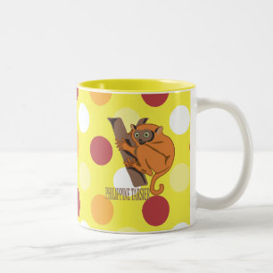 Philippine tarsier Two-Tone coffee mug