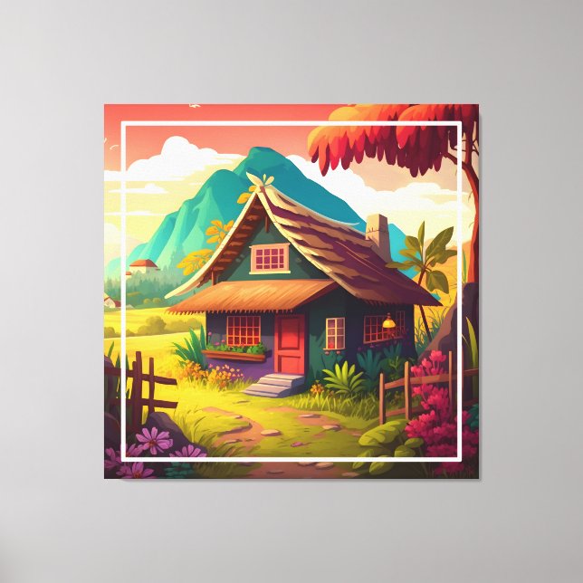 Philippine Traditional House-36543 Canvas Print (Front)