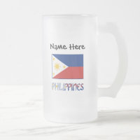 Philippines and Filipino Flag Personalised 