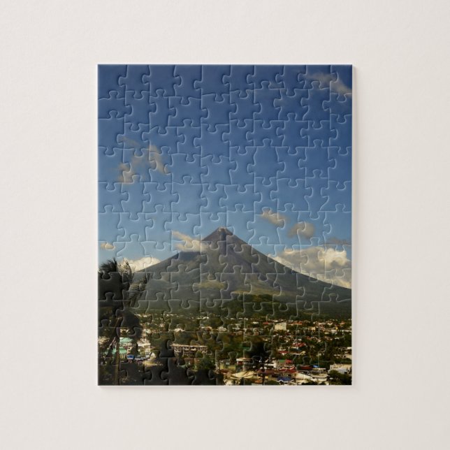 Philippines Bicol Mayon Volcano Photography Jigsaw Puzzle (Vertical)