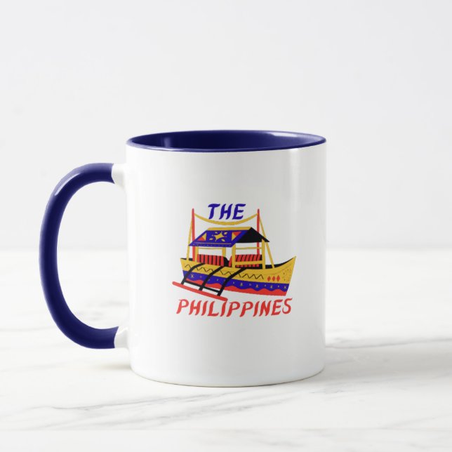 Philippines Boat Coffee Mug (Left)