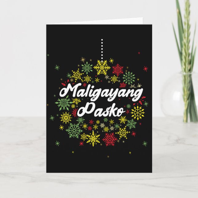 Philippines Christmas Maligayang Pasko Card (Front)