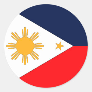 Philippines Classic Round Sticker