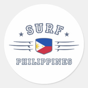 Philippines Classic Round Sticker