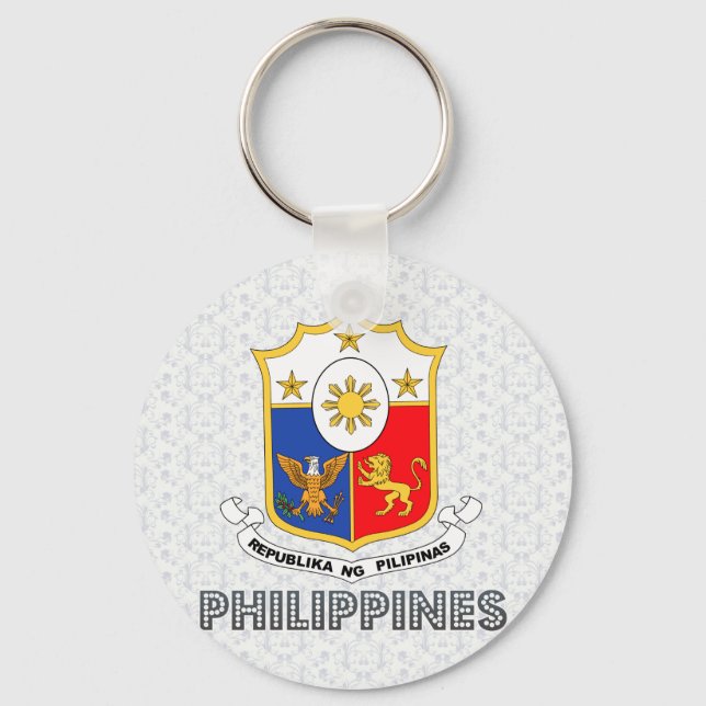 Philippines Coat of Arms Key Ring (Front)