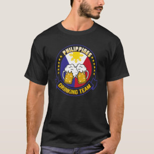 Philippines Drinking Team  Beer Party Philippine T-Shirt