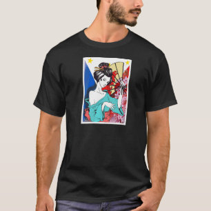Philippines Filipina Japanese Japan Japino Flag Gi T-Shirt