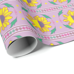 Philippines Filipina Pilipina Girly Floral Wrapping Paper