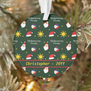 Philippines Filipino Christmas Maligayang Pasko Ornament
