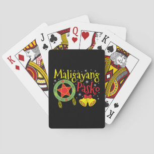 Philippines Filipino Christmas Maligayang Pasko Playing Cards