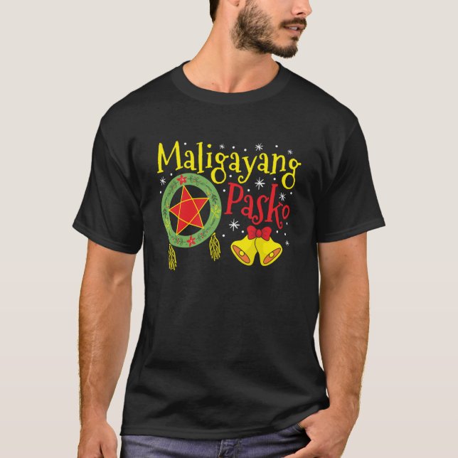 Philippines Filipino Christmas Maligayang Pasko T-Shirt (Front)