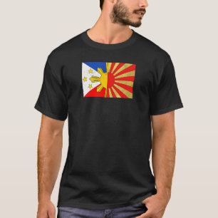 Philippines Filipino Japanese Japan Japino Flag Fr T-Shirt