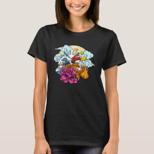 Philippines Filipino Japanese Japan Japino Flag Fr T-Shirt