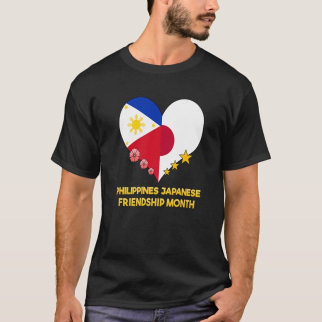Philippines Filipino Japanese Japan Japino Proud M T-Shirt (Front)