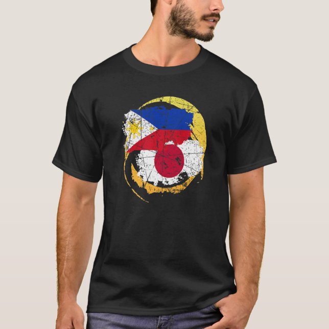 Philippines Filipino Japanese Japan Japino Proud M T-Shirt (Front)