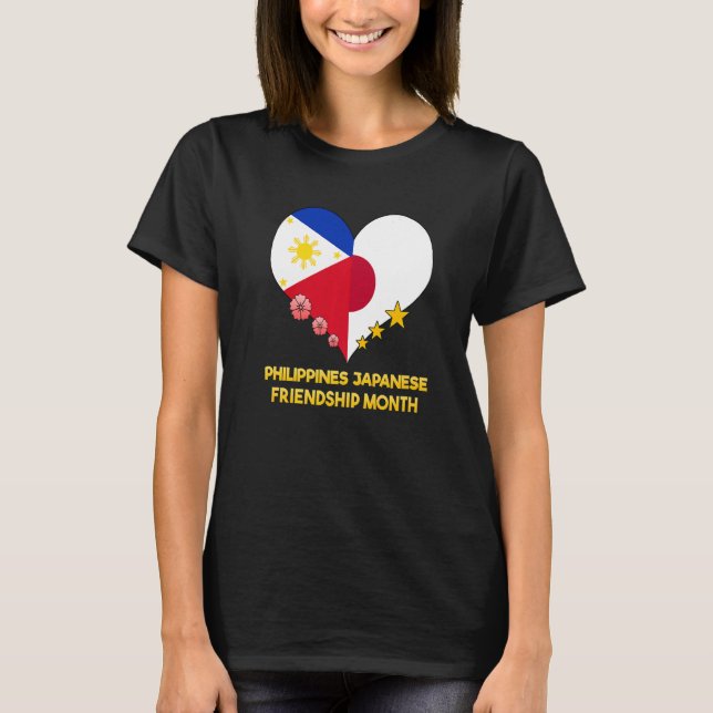 Philippines Filipino Japanese Japan Japino Proud M T-Shirt (Front)