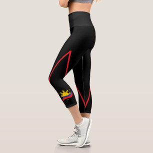 Philippines Filipino Pinoy Flag Capri Leggings