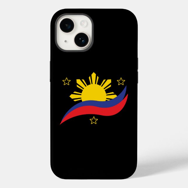 Philippines Filipino Pinoy Flag Case-Mate iPhone Case (Back)