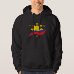 Philippines Filipino Pinoy Flag Hoodie