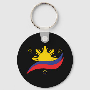 Philippines Filipino Pinoy Flag Key Ring
