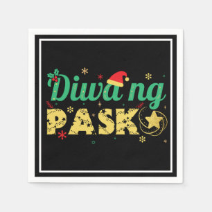 Philippines Filipino Spirit of Christmas Napkin