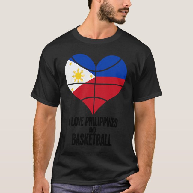 Philippines Filipino Sport Basketball Basket Ball  T-Shirt (Front)