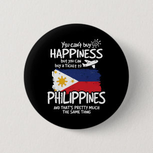 Philippines Filipino Vacation Vintage Souvenir Man 6 Cm Round Badge