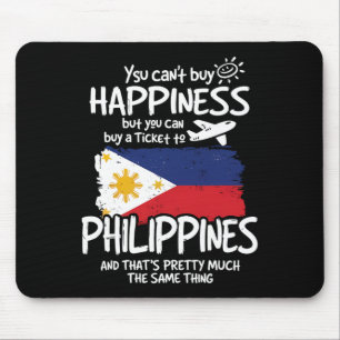Philippines Filipino Vacation Vintage Souvenir Man Mouse Mat