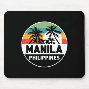 Philippines Filipino Vacation Vintage Souvenir Man Mouse Mat