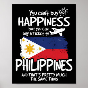 Philippines Filipino Vacation Vintage Souvenir Man Poster