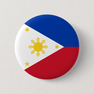 Philippines Flag 6 Cm Round Badge
