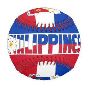 Philippines Flag and Coat of Arms Patriotic Baseball