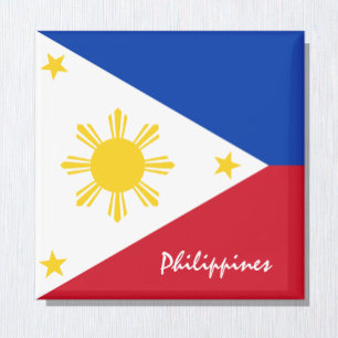 Philippines flag & Asia holiday/sports fans Magnet