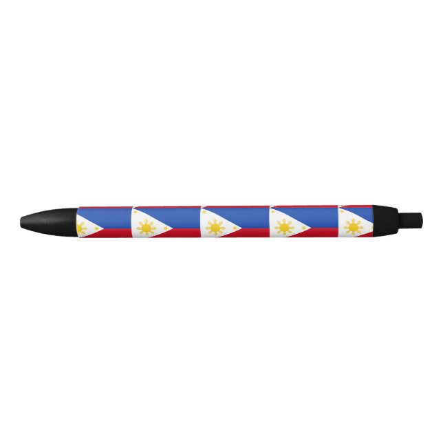 Philippines Flag Black Ink Pen (Front)