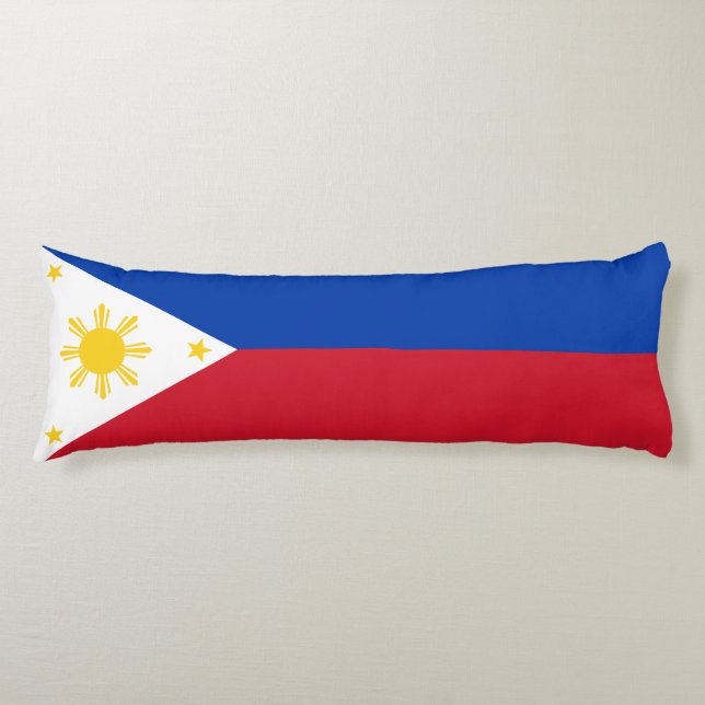 Philippines Flag Body Cushion (Front)