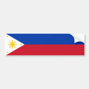 Philippines Flag Bumper Sticker