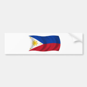 Philippines Flag Bumper Sticker