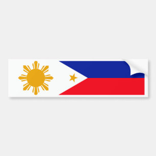 Philippines Flag Bumper Sticker