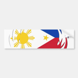 Philippines Flag Bumper Sticker