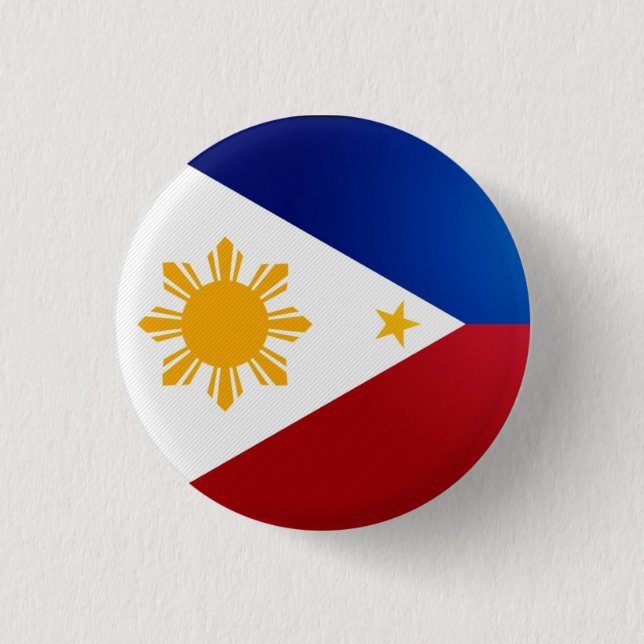 Philippines Flag Button (Front)