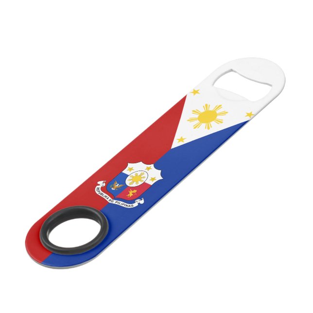 Philippines flag-coat of arms (Front Angled)