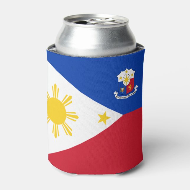 Philippines flag-coat of arms     can cooler (Can Front)
