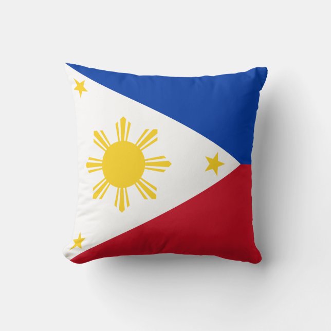 Philippines Flag Cushion (Front)