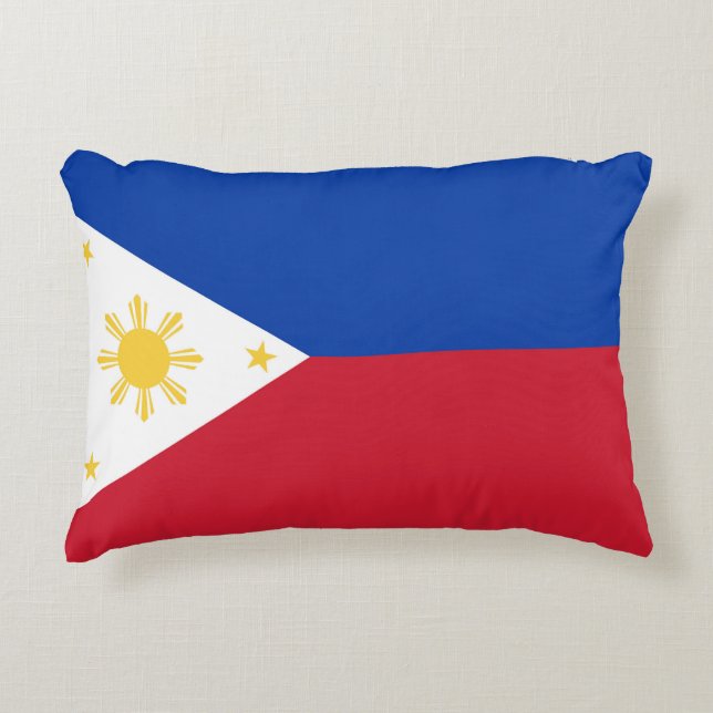 Philippines flag decorative cushion (Front)