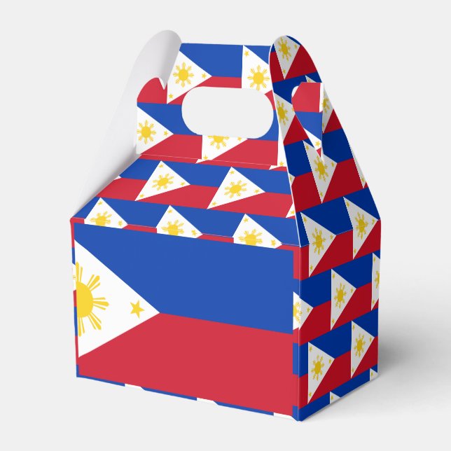Philippines Flag Favour Box (Back Side)