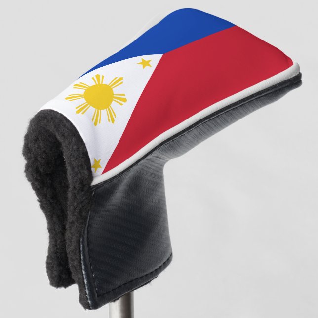 Philippines Flag Filipino Flag Golf Head Cover (3/4 Front)
