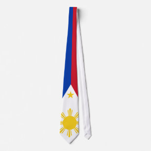 Philippines Flag Filipino Flag Tie