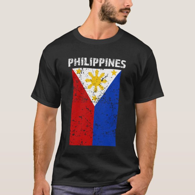 Philippines Flag - Filipino Pride - Mens shirt (Front)