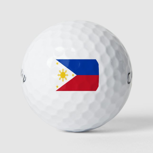 Philippines flag     golf balls (Front)